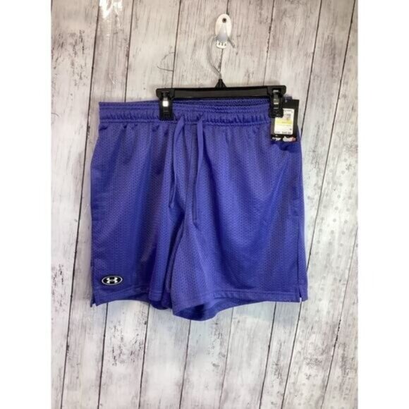 Preppy Streetwear Coquette Utility Men's Under Armour Shorts Blue Medium - Picture 1 of 5